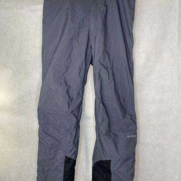 Columbia men’s ski snow pants easy on off gray blue size large Omni shield - Picture 3 of 16